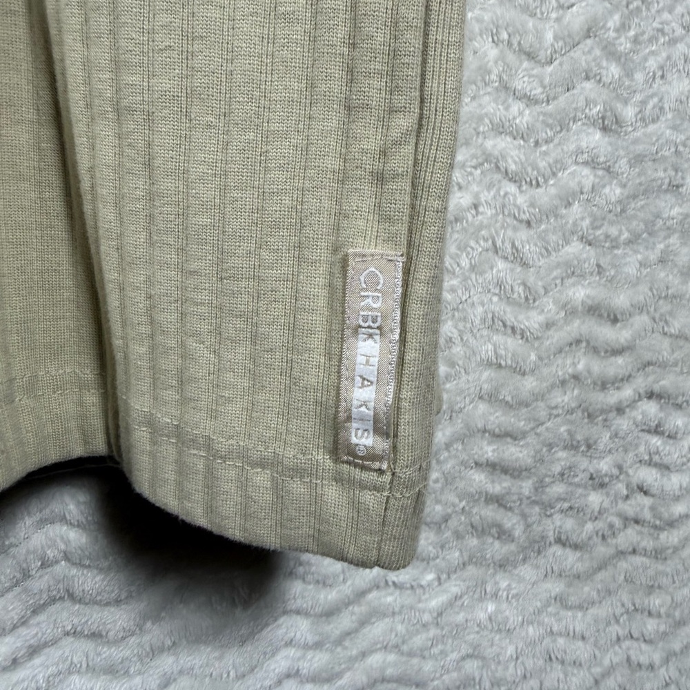 CBR Men's Short Sleeve Ribbed Tee in Beige - Picture 5 of 10